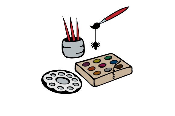 Download Watercolor Kit, Cartoon - Watercolor kit Collection