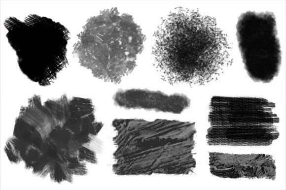 Download 8 Oil Paint Brushes for Digital Painting - Oil Collection