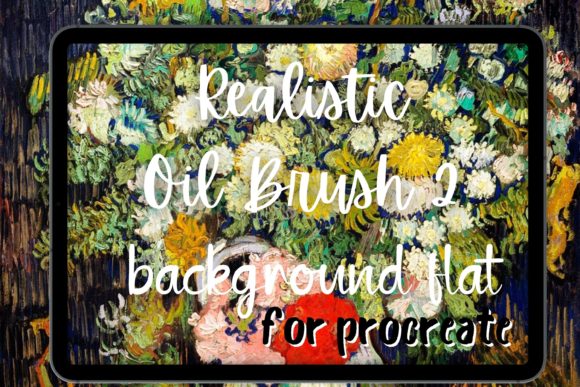 Download Procreate Oil Brush 2 Background Wash Fl - Oil Collection