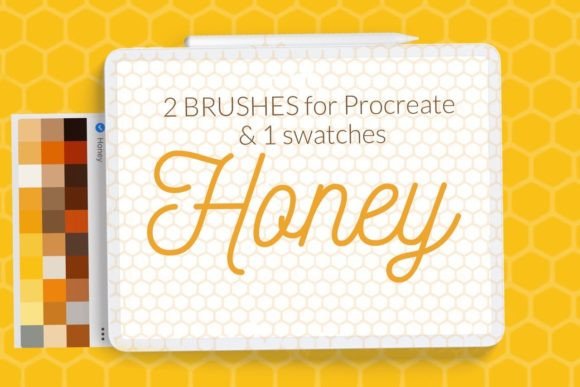Download Honeycomb Pattern Brushes Procreate - Pattern brushes Collection