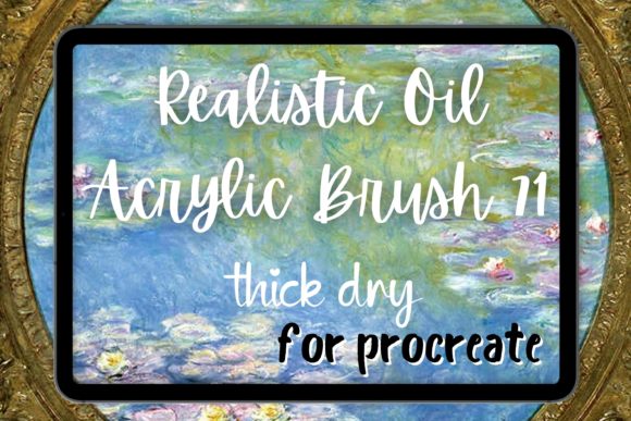 Download Procreate Oil Brush 71 Thick Dry - Oil Collection
